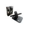 ab-wheel-black-abdominal-muscle-training-wheel MP SPORT AB ROLLER (RATUKAS PILVO PRESUI + KILIMĖLIS KELIAMS)
