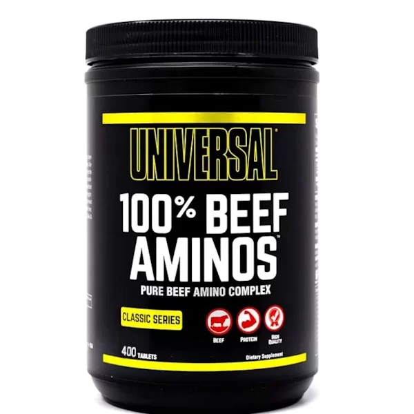 Beef-Aminos-400.jpg UNIVERSAL NUTRITION 100% BEEF AMINOS