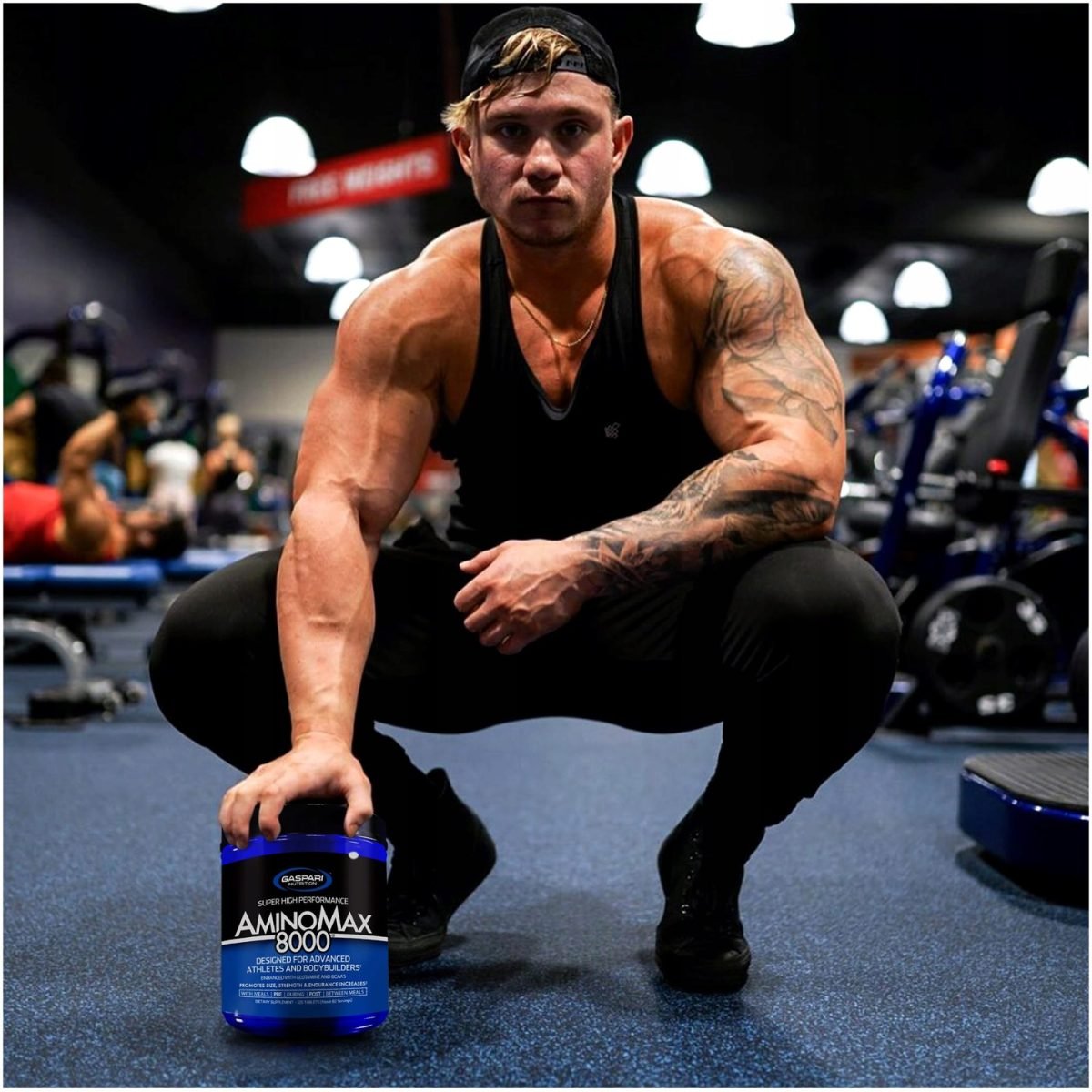 GASPARI-AMINO-MAX-8000-325tab-MOCNE-AMINOKWASY-USA-Smak-inny GASPARI NUTRITION AMINOMAX 8000