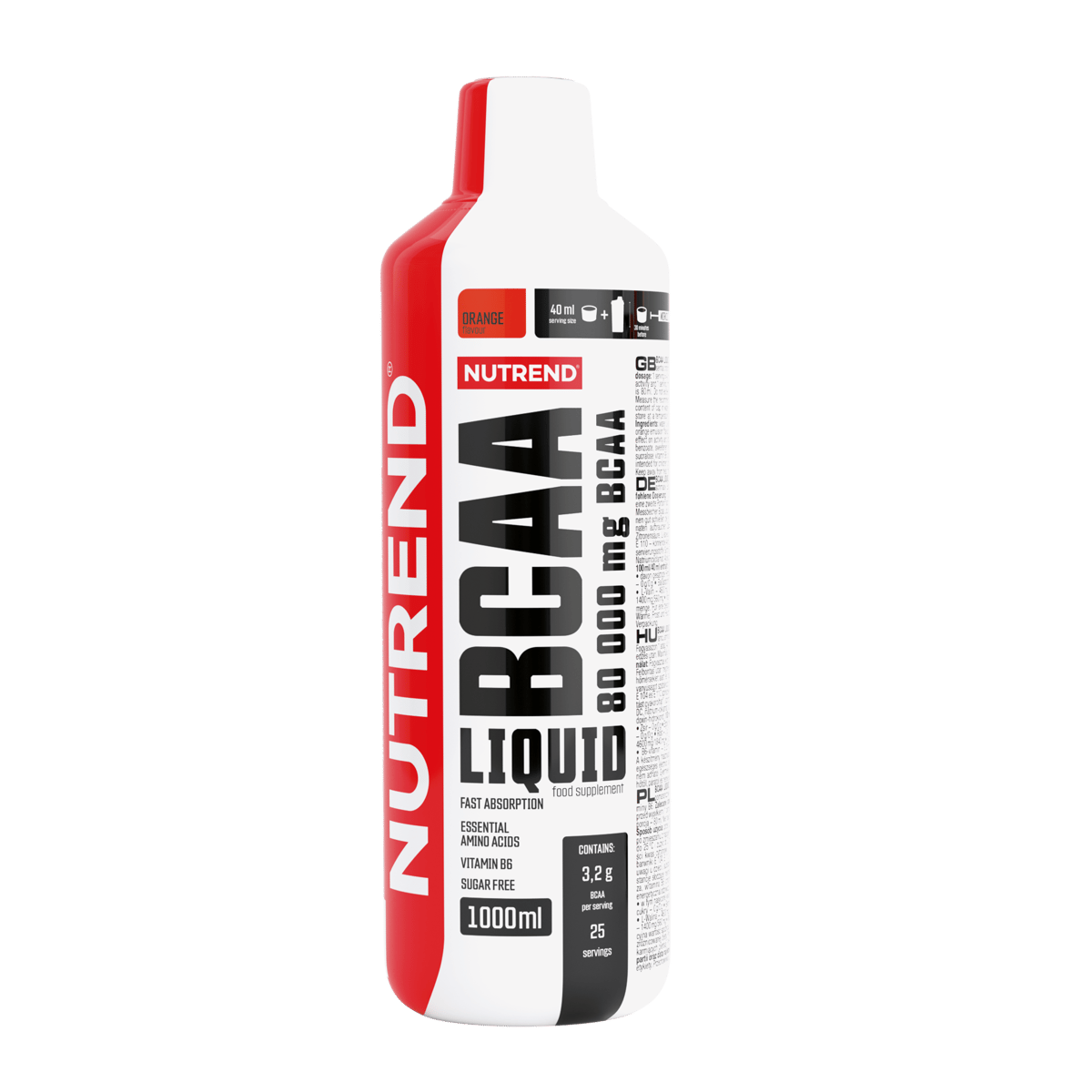 nutrend apelsinai 2 NUTREND BCAA LIQUID