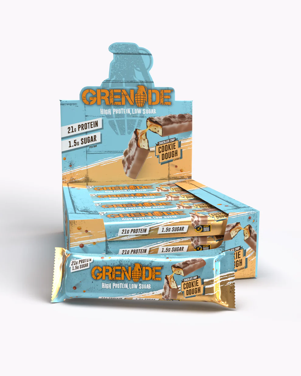 Grenade-Bar-Chocolate-Chip-Cookie-Dough-12-Bar-1.jpg GRENADE PROTEIN BAR