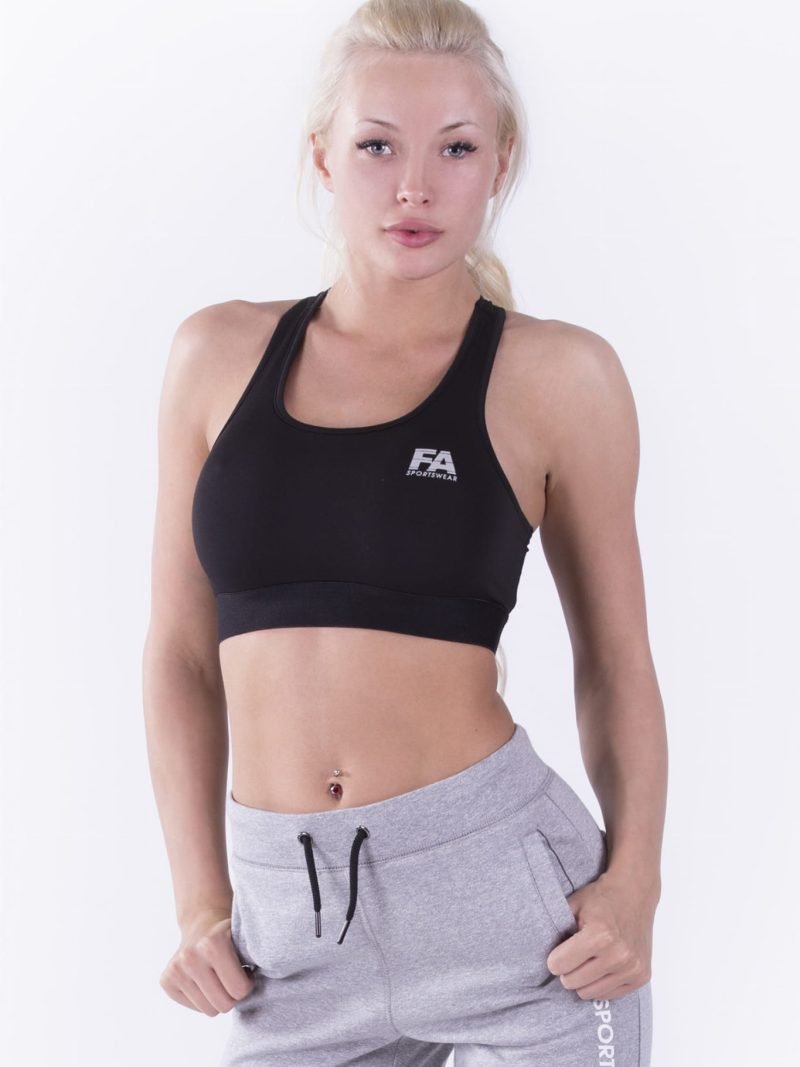1064_792 FA BRA HARDY BLACK (SPORTINĖ LIEMENĖLĖ)