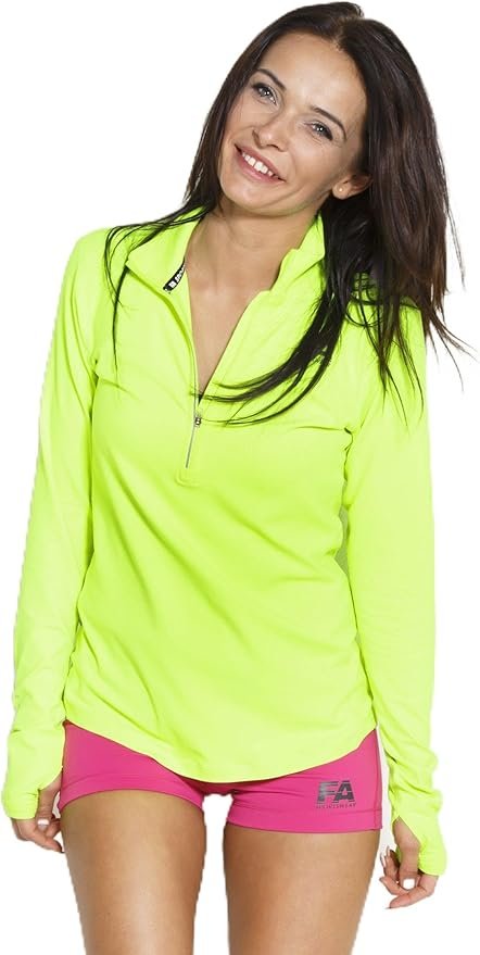 FA LONGSLEEVE RUN GREEN (SPORTINIS ŠVARKELIS)
