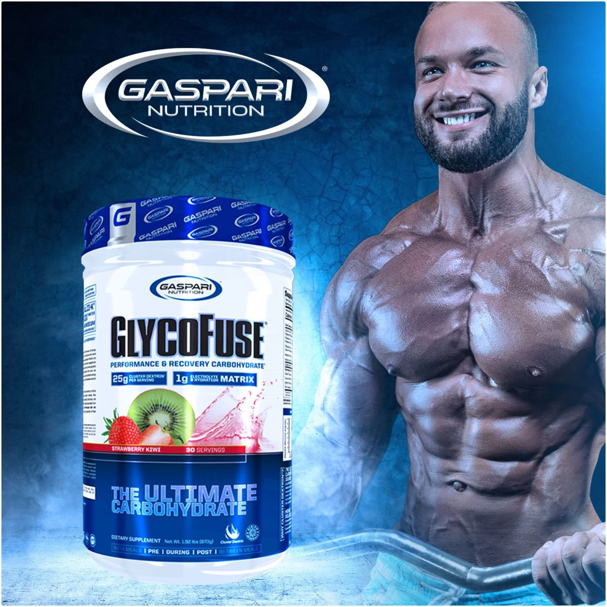 allegro_Glycofuse_30serving_870g_strawberry_kiwi_4 GASPARI NUTRITION GLYCOFUSE