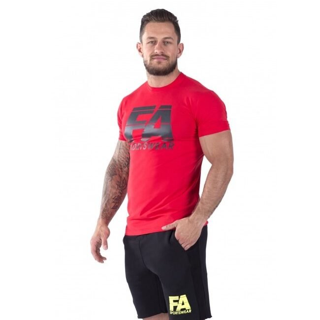 fa-sportswear-t-shirt-01-red-basic FA T-SHIRT BASIC RED (MARŠKINĖLIAI)
