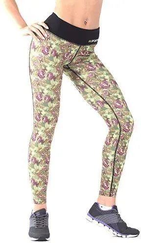 i-leggins-roses-green.jpg FA LEGGINS ROSES GREEN (TAMPRĖS)