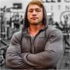 GASPARI NUTRITION ATHLETIC SLIM-FIT ZIPPER HOODIE (DŽEMPERIS)