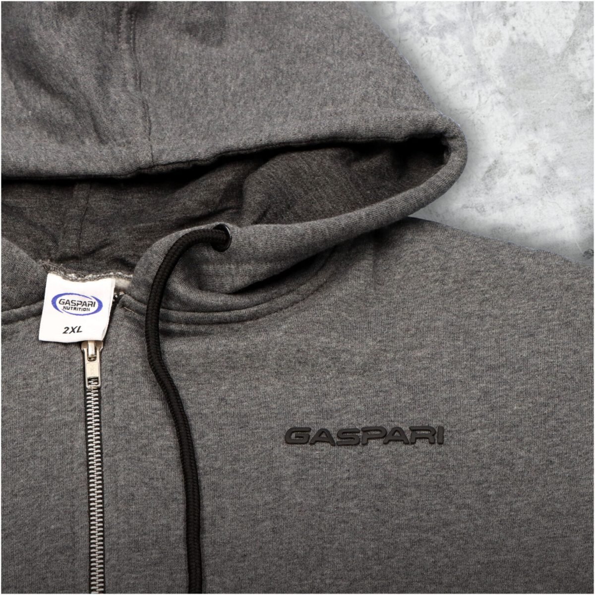 GASPARI NUTRITION ATHLETIC SLIM-FIT ZIPPER HOODIE (DŽEMPERIS)