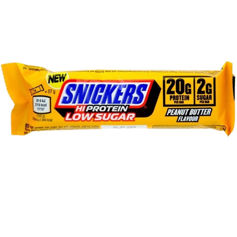baton-proteinowy-snickers-peanut-butter-low-sugar-high-protein-bar-57g.jpg SNICKERS HI PROTEIN LOW SUGAR PEANUT BUTTER