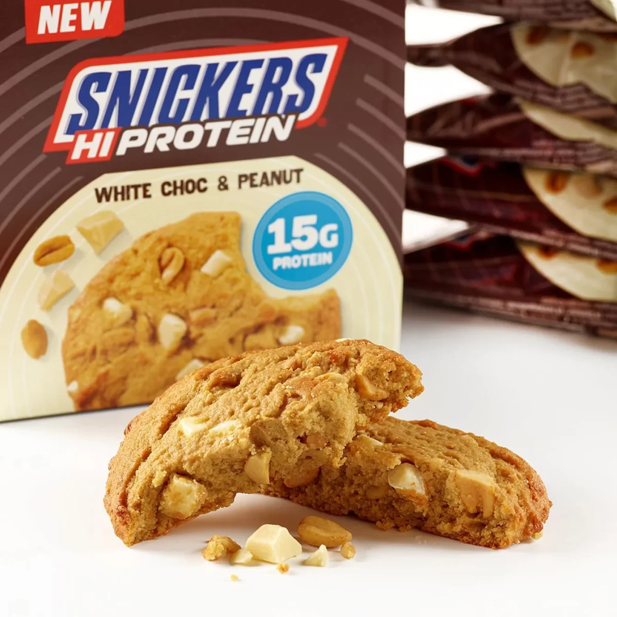 SNICKERS HIPROTEIN COOKIE WHITE CHOCOLATE PEANUT