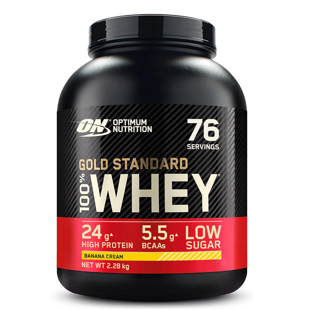 bananų OPTIMUM NUTRITION GOLD STANDARD 100% WHEY
