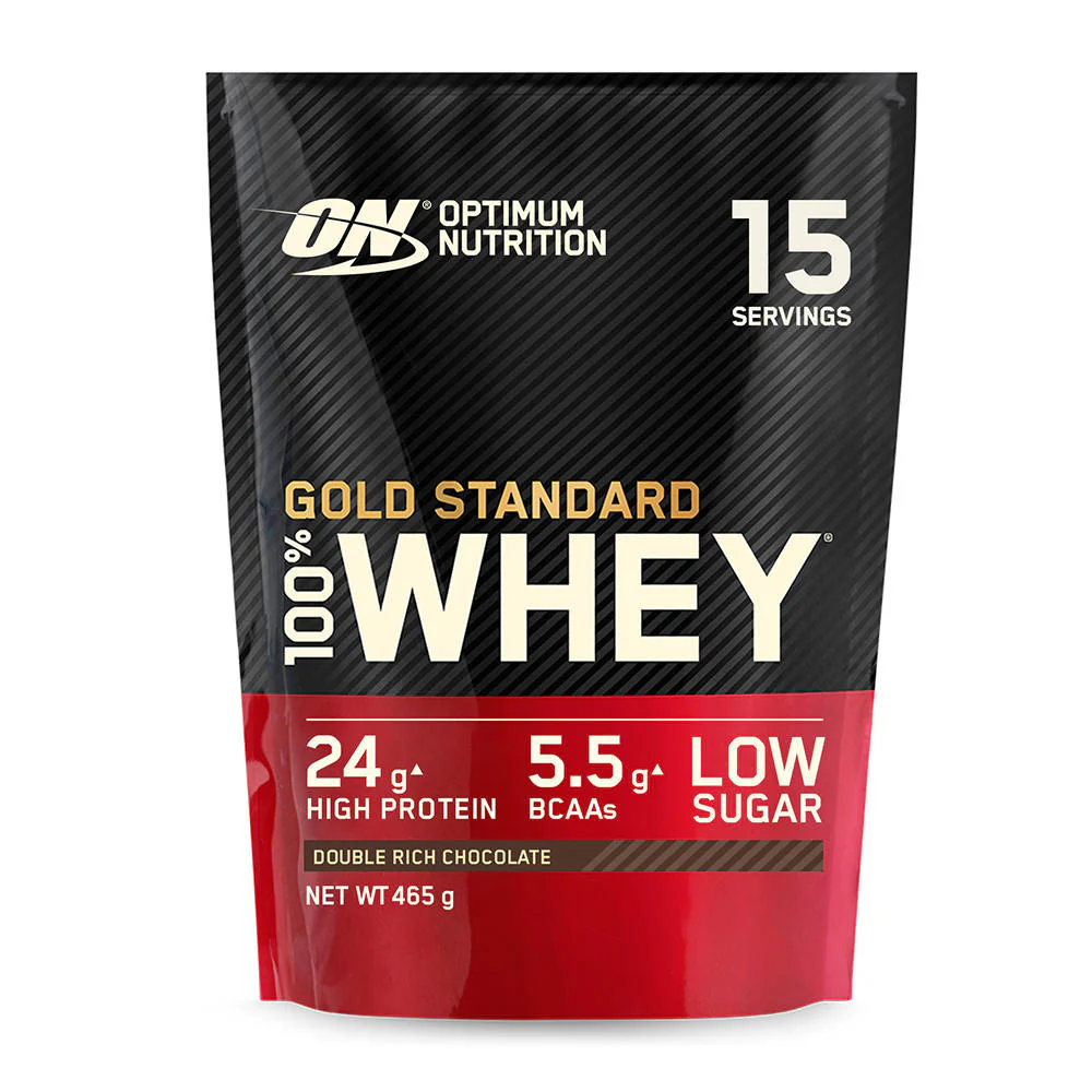 šokolado 450 g OPTIMUM NUTRITION GOLD STANDARD 100% WHEY
