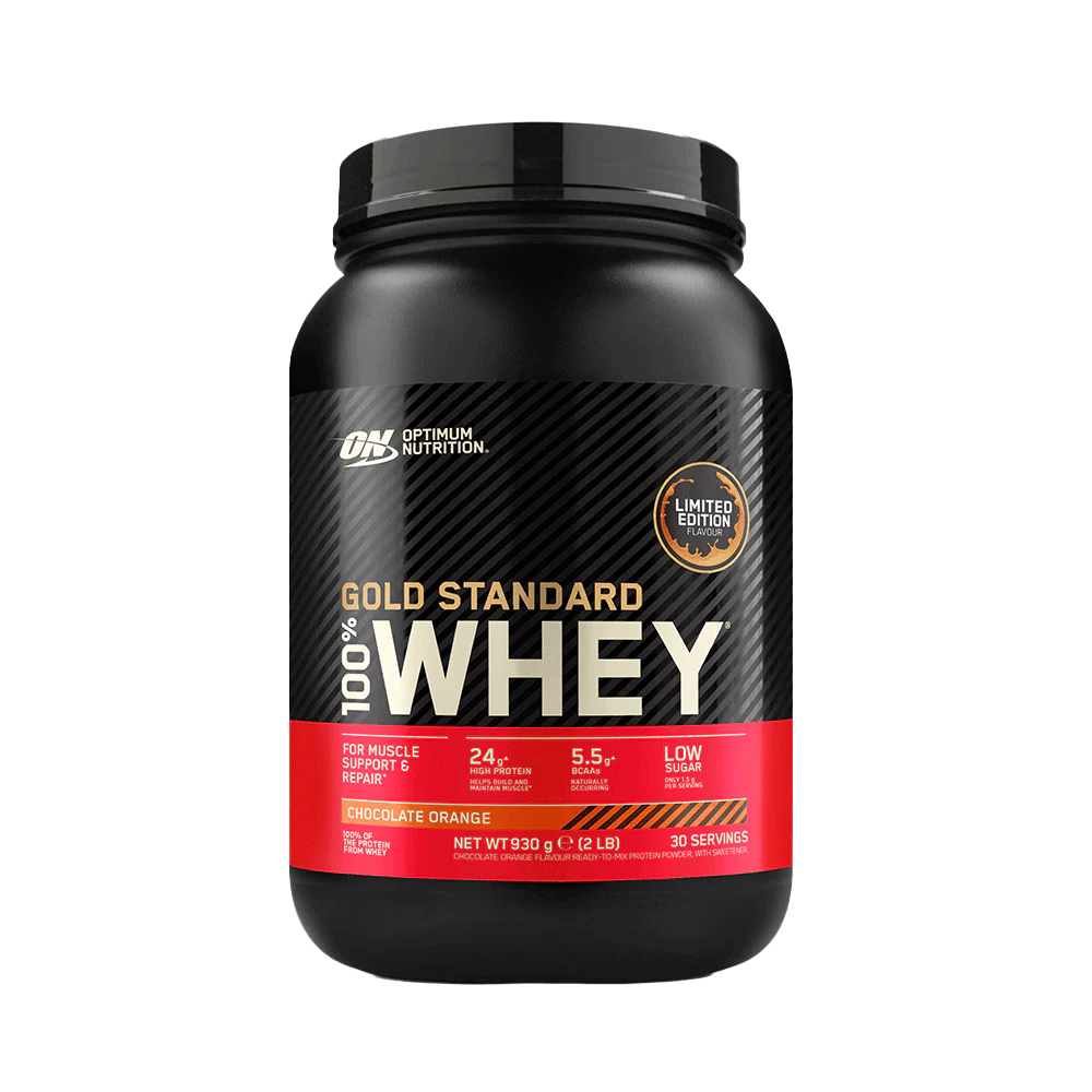 šokolado ir apelsinų 450 g OPTIMUM NUTRITION GOLD STANDARD 100% WHEY