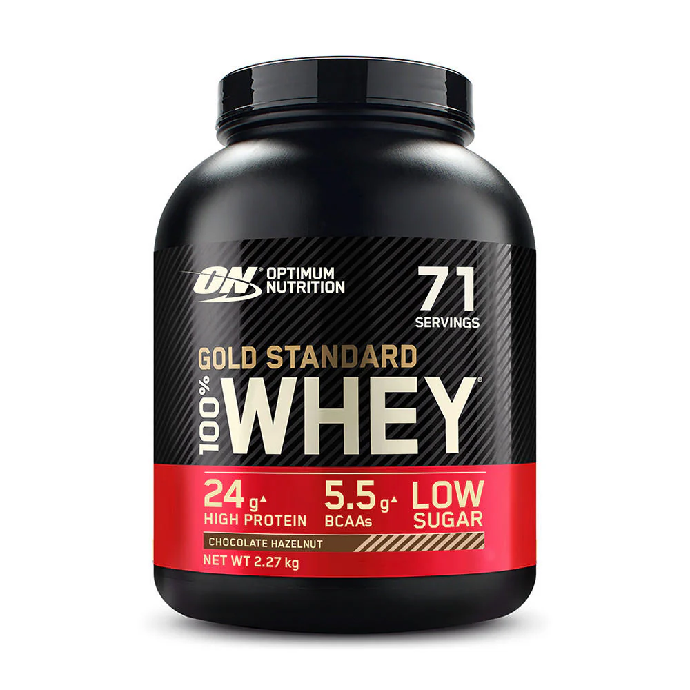 šokolado-lazdyno riešutų OPTIMUM NUTRITION GOLD STANDARD 100% WHEY