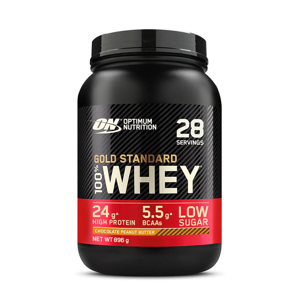 šokolado-riešutų sviesto 900 g OPTIMUM NUTRITION GOLD STANDARD 100% WHEY