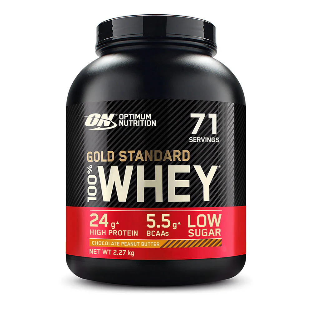 šokolado-riešutų sviesto OPTIMUM NUTRITION GOLD STANDARD 100% WHEY