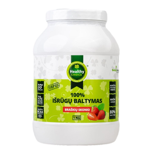 HEALTHY CHOICE 100% IŠRŪGŲ BALTYMŲ KONCENTRATAS