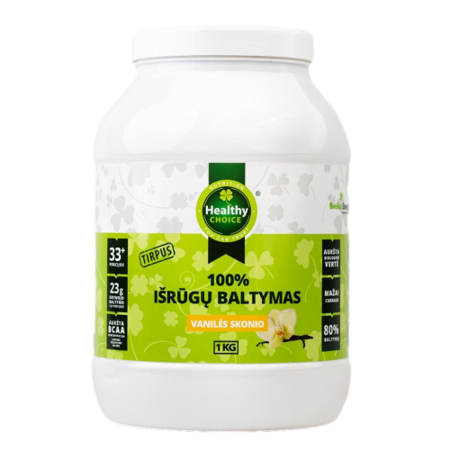 HEALTHY CHOICE 100% IŠRŪGŲ BALTYMŲ KONCENTRATAS