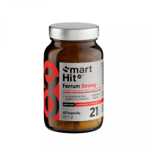 smarthit-maisto-papildas-iv-ferrum-strong-60-kaps-0 SMARTHIT IV FERRUM STRONG